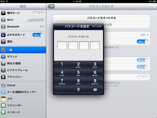 iPad mini passcode lock05