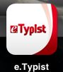 e.Typist icon