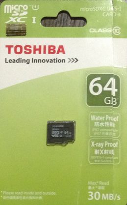 Toshiba micro-sd 64GB 01